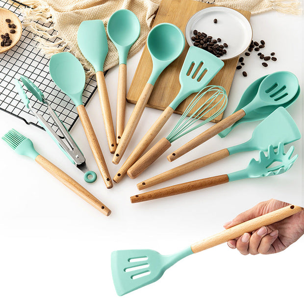 12 pcs Silicone Cooking Spoon & Baking set