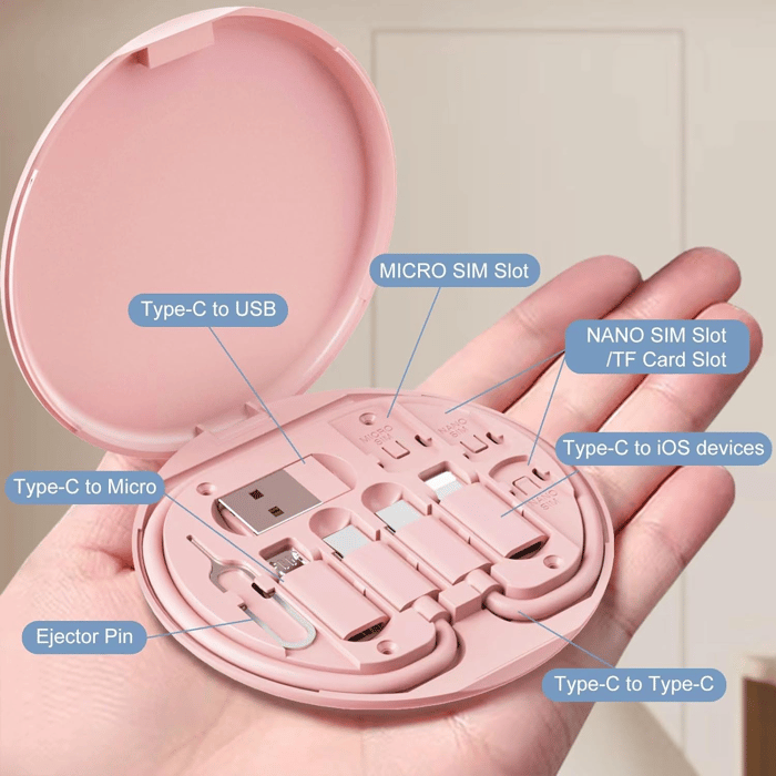 Multi-function data cable adapter set