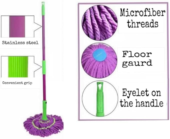 Easy Self Wringing Twist Mop Microfiber Squeeze