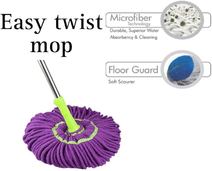 Easy Self Wringing Twist Mop Microfiber Squeeze