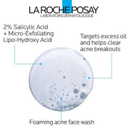 Original LA Roche Posay Effaclar Cleansing Foaming Gel 200 ml