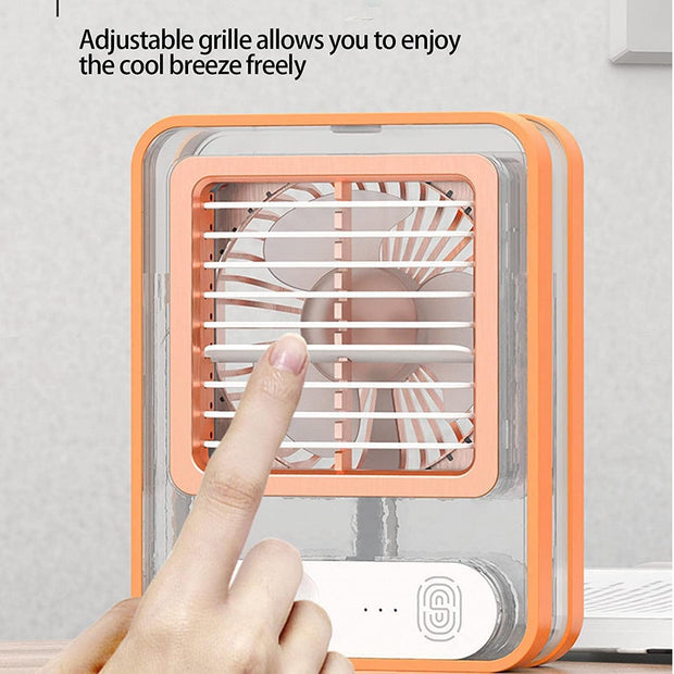 Mini AC Personal Air Cooler Desk Fan