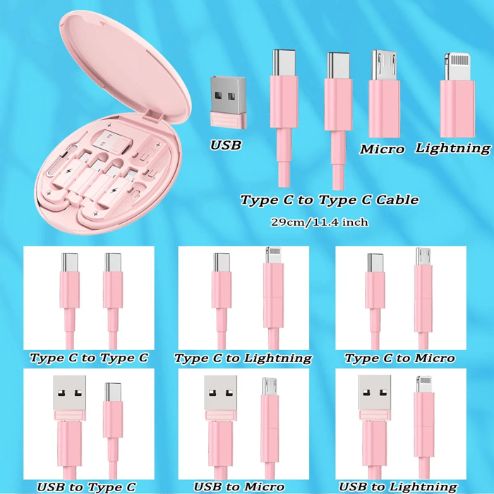 Multi-function data cable adapter set