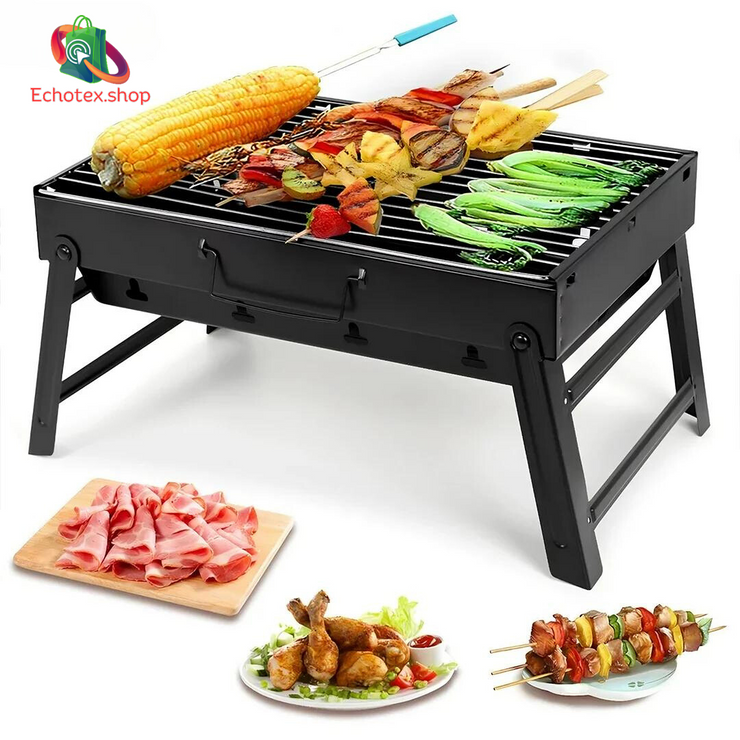 Portable BBQ GRILL - Black