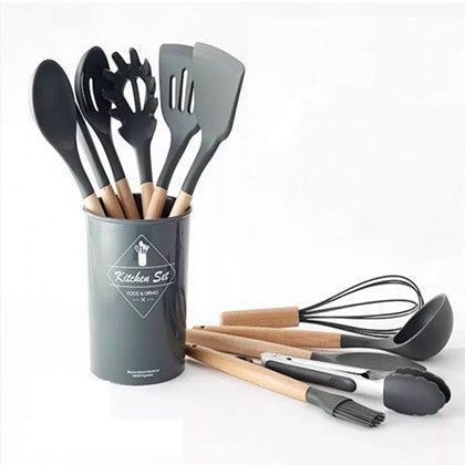 12 pcs Silicone Cooking Spoon & Baking set